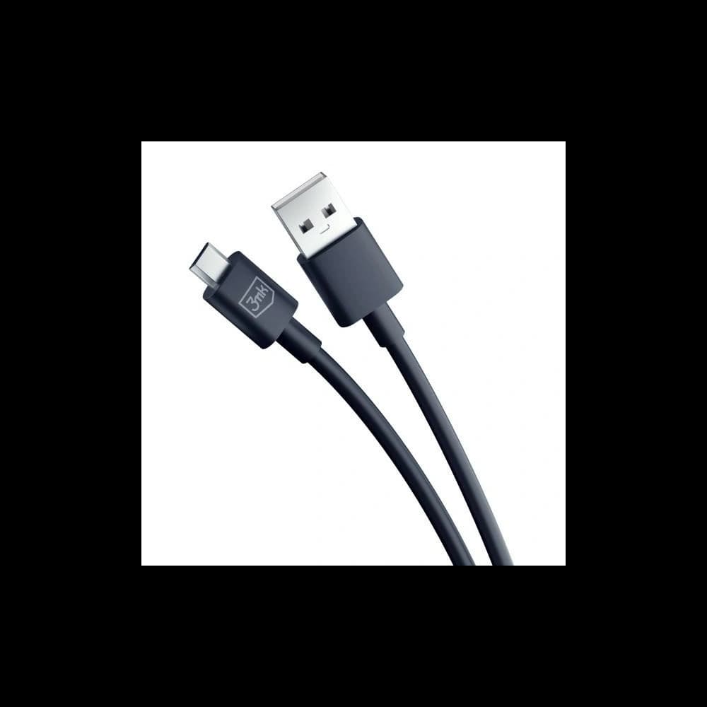 3MK cable Hyper USB-A / microUSB 1.2m 5V 2.4A black - 4