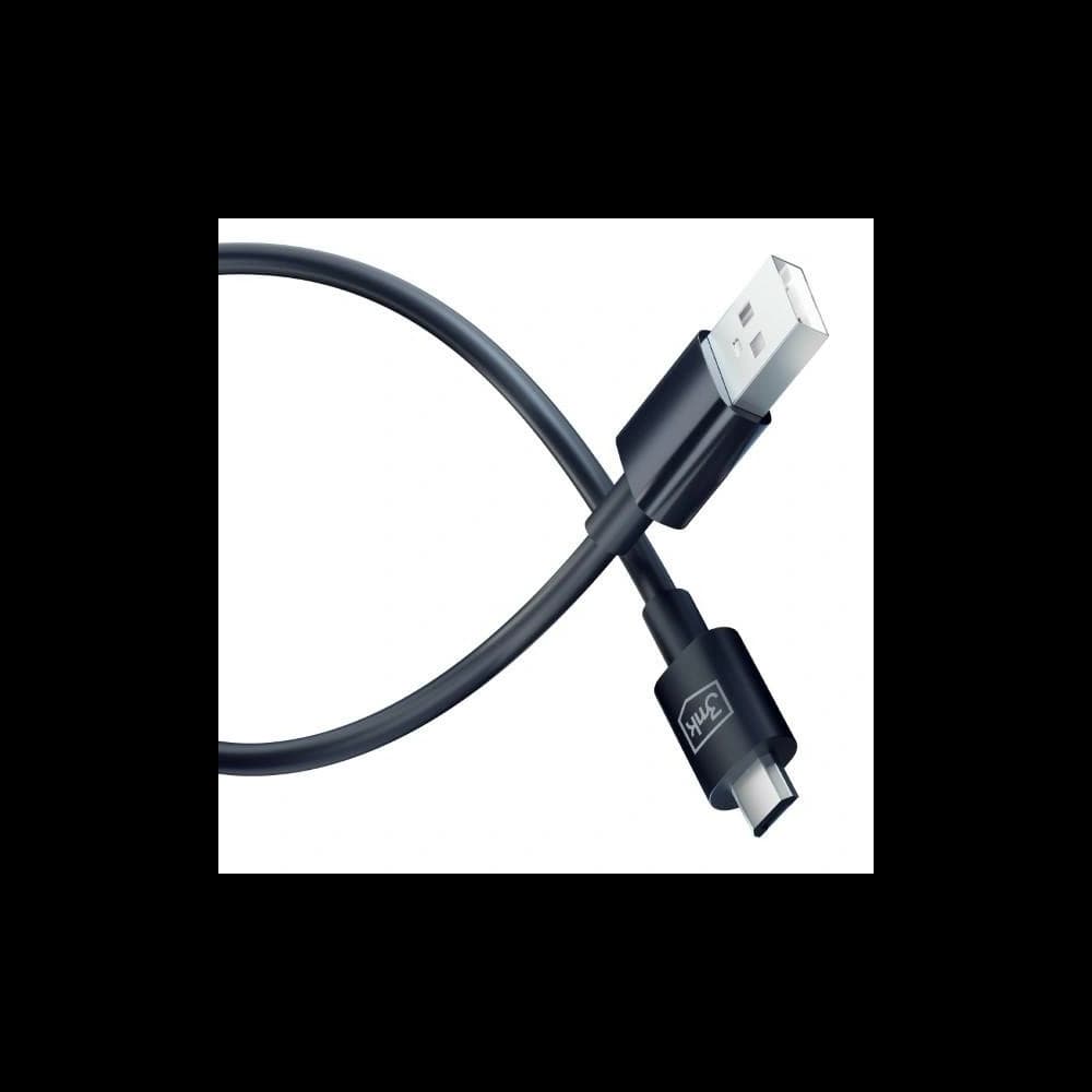 3MK cable Hyper USB-A / microUSB 1.2m 5V 2.4A black - 5
