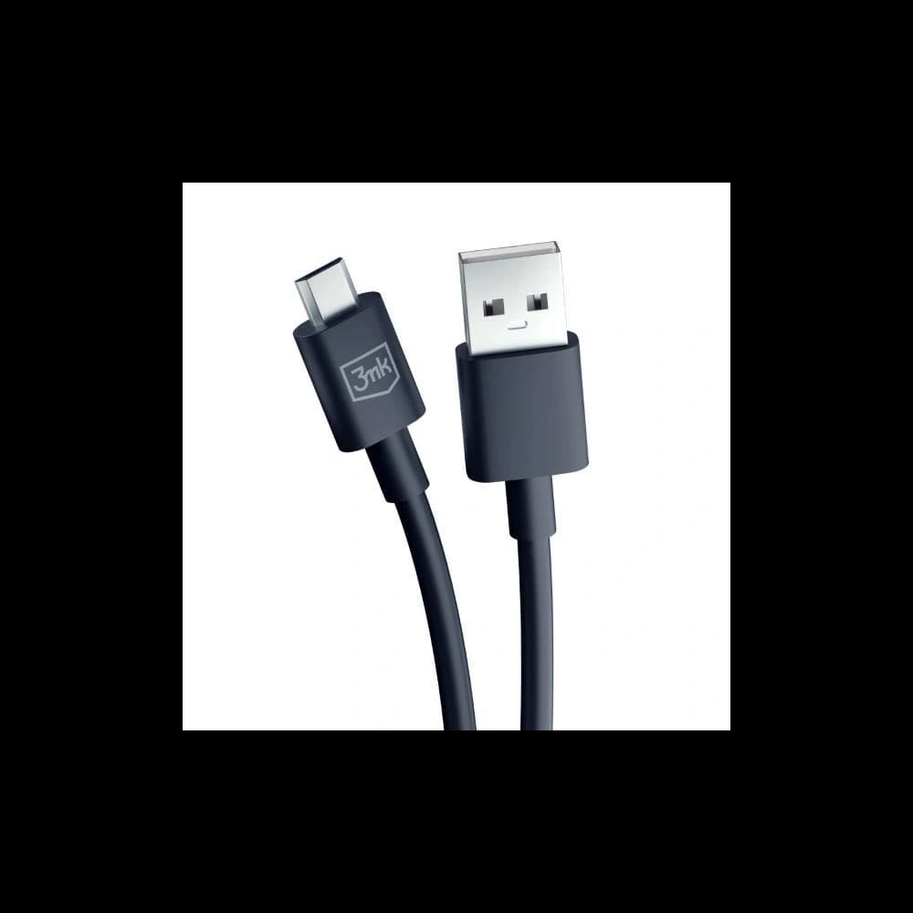 3MK cable Hyper USB-A / microUSB 1.2m 5V 2.4A black - 8