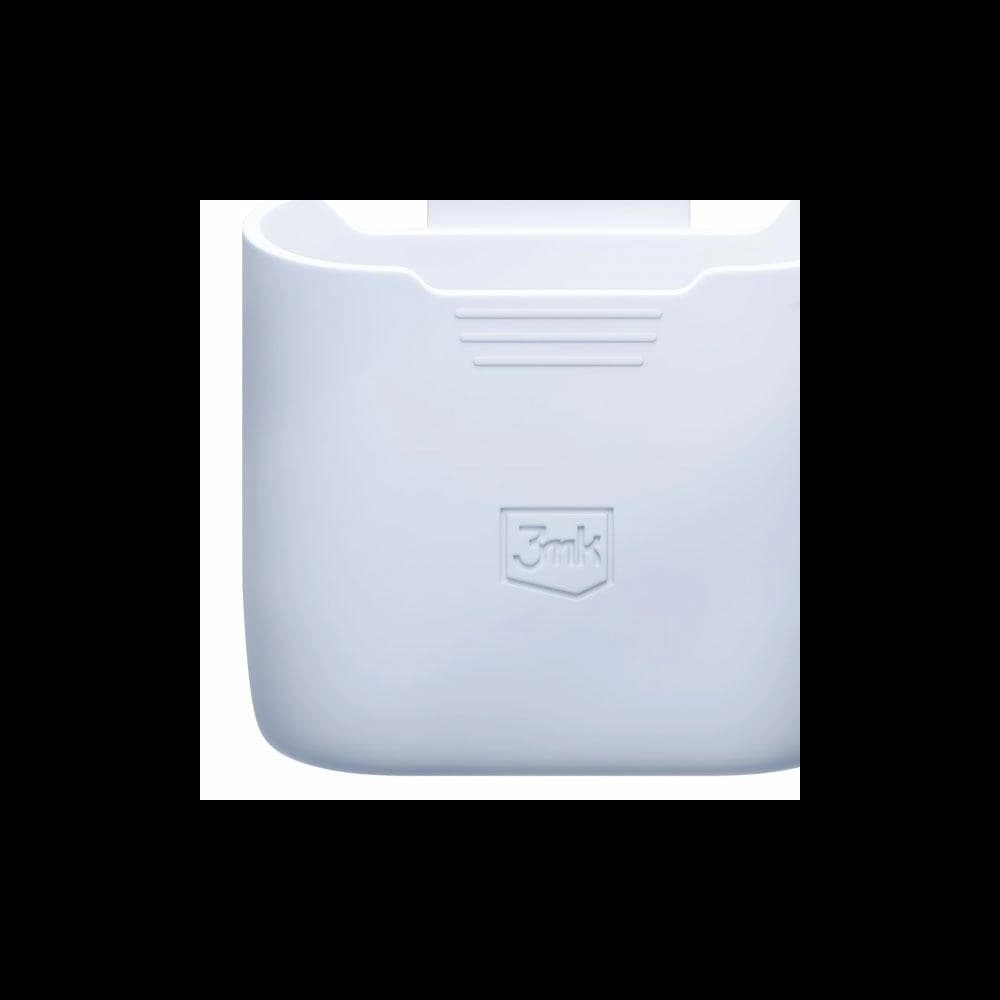 Case 3MK Silikonhülle Apple AirPods 2 + Karabiner weiß/white - 13