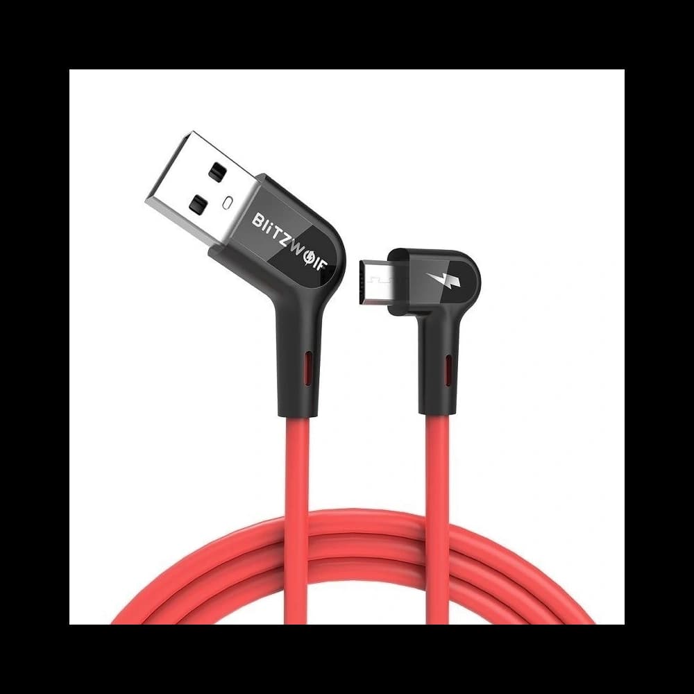 Kýlový kabel micro USB BlitzWolf BW-AC2 2,4A 0,9m - 1