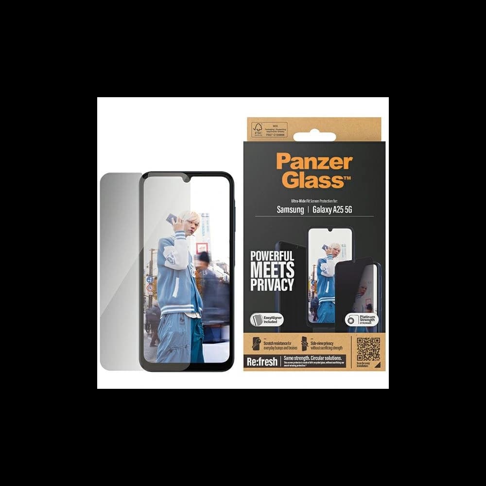 Tvrzené sklo PanzerGlass Ultra-Wide Fit Samsung Galaxy A25 5G - 1