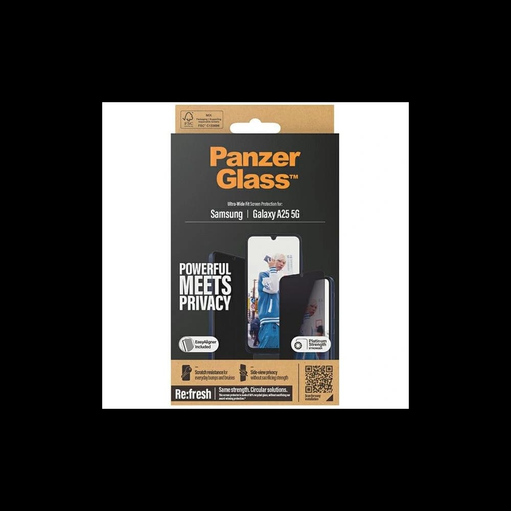 Tvrzené sklo PanzerGlass Ultra-Wide Fit Samsung Galaxy A25 5G - 4