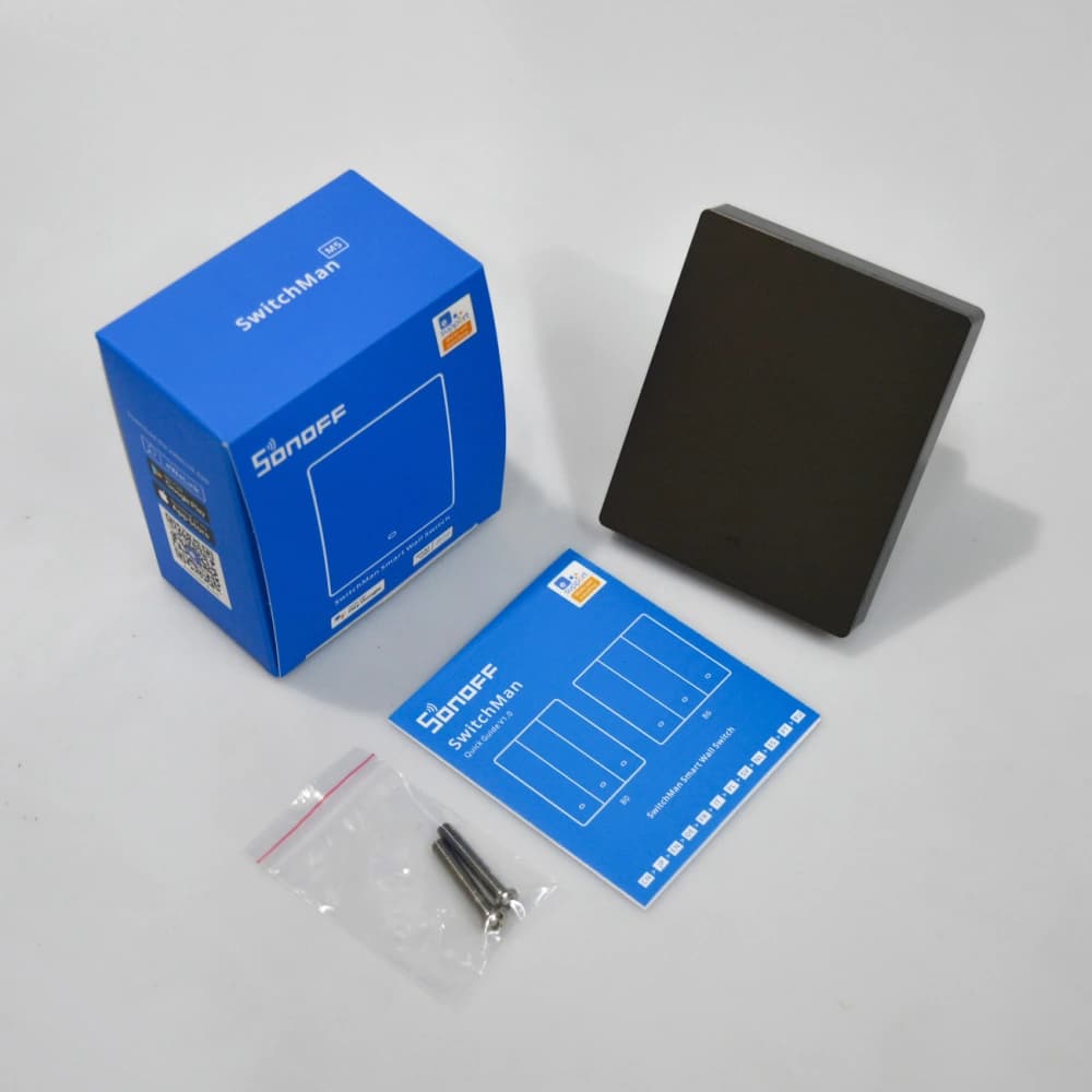 Inteligent comutator Sonoff 1-canale perete Wi-Fi negru - 4