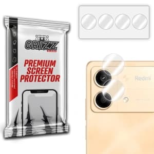 Glas für die Kamera GrizzGlass HybridGlass Kamera für Xiaomi Poco X6 Neo