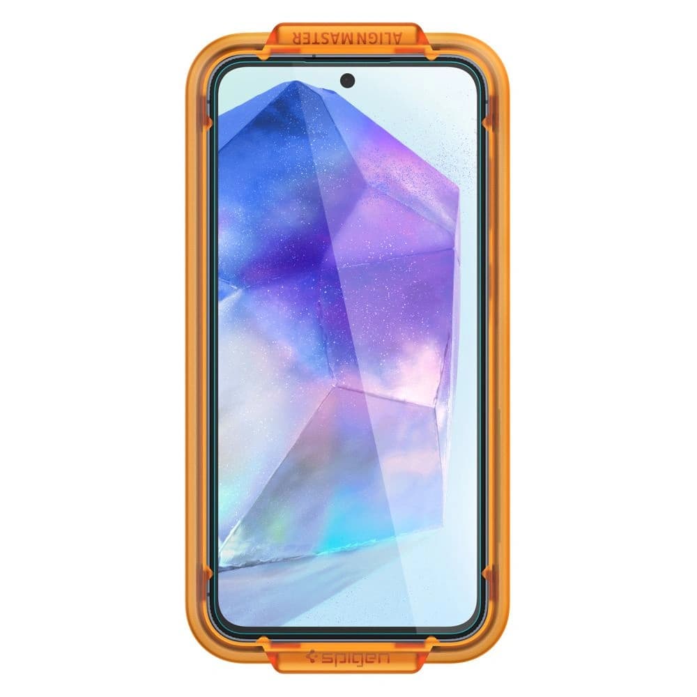 Gehärtetes Glas Spigen GLAS.tR AlignMaster Samsung Galaxy A55 5G Klar [2 PACK] - 2