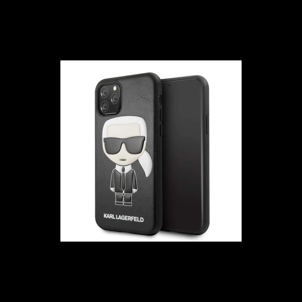 Karl Lagerfeld KLHCN58IKPUBK iPhone 11 Pro hardcase czarny/black Iconic Karl Embossed - 1