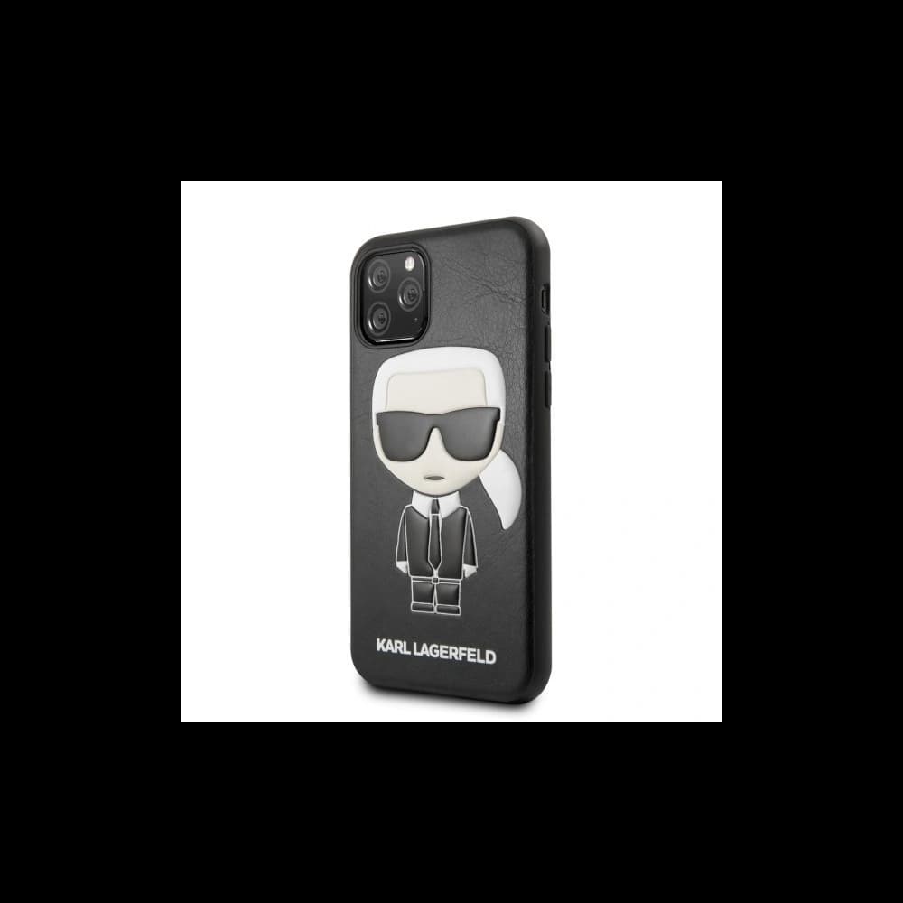 Karl Lagerfeld KLHCN58IKPUBK iPhone 11 Pro hardcase czarny/black Iconic Karl Embossed - 2