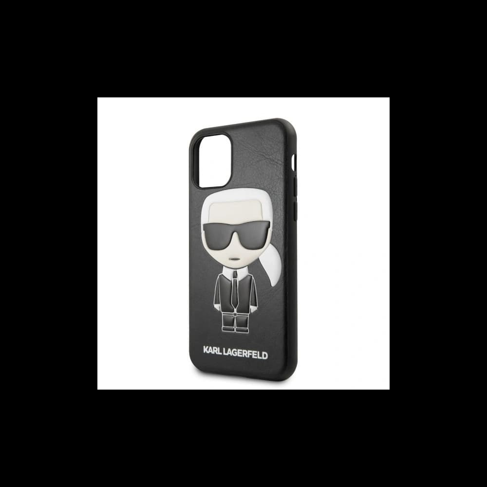 Karl Lagerfeld KLHCN58IKPUBK iPhone 11 Pro hardcase czarny/black Iconic Karl Embossed - 4