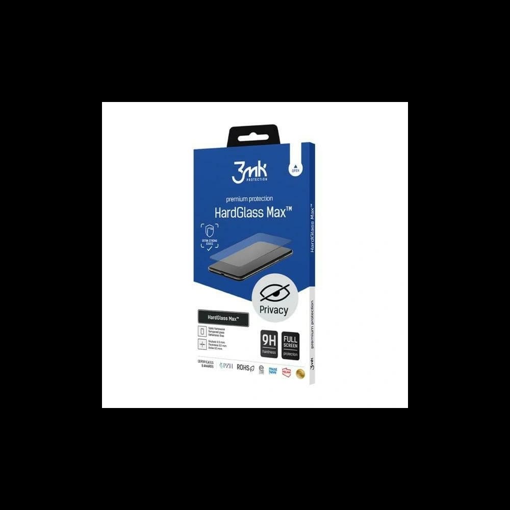 Gehärtetes Glas 3MK HardGlass Max Privacy Samsung Galaxy S24 schwarz/black - 1