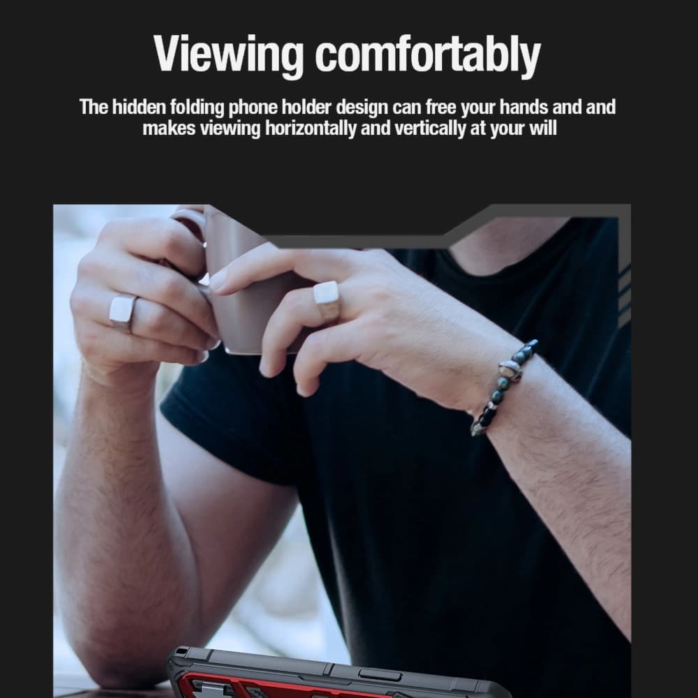 Etui Nillkin Adventurer Pro Case Apple iPhone 14 Pro czarne - 7