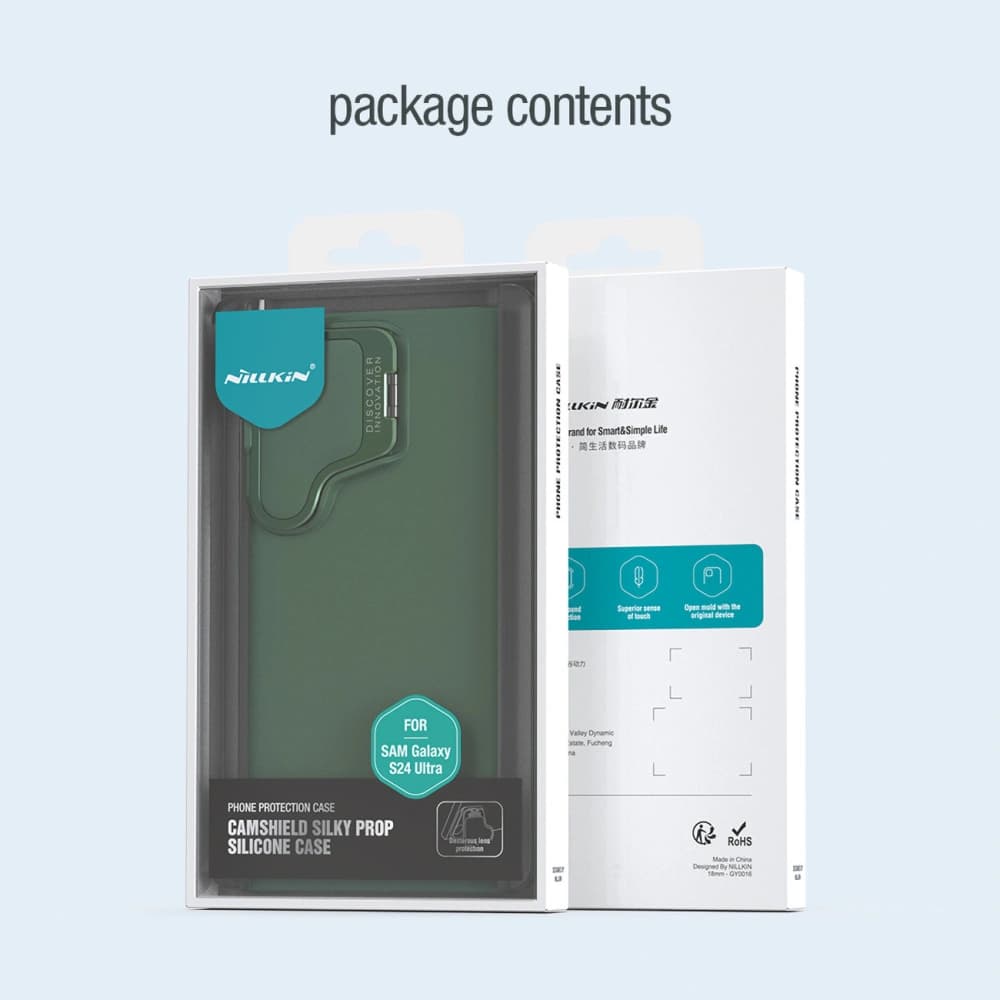Etui Nillkin CamShield Silky Prop Silicone Case Samsung Galaxy S24 Ultra czarne - 15