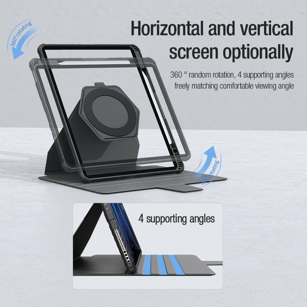 Etui Nillkin Bumper SnapSafe Apple iPad Pro 12.9 2020/2021/2022 (4., 5. și 6. generație) albastre - 7