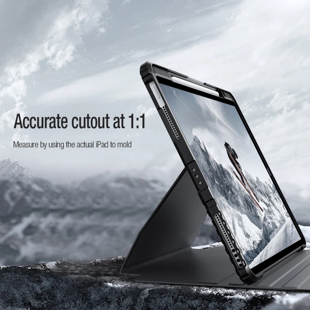 Etui Nillkin Bumper SnapSafe Apple iPad Pro 12.9 2020/2021/2022 (4., 5. și 6. generație) albastre - 15