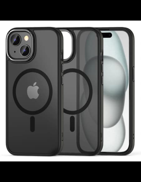 Etui Tech-Protect MagMat 2 MagSafe Apple iPhone 15 Matt Fekete