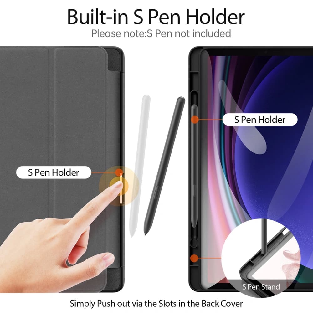 Case Dux Ducis Domo Samsung Galaxy Tab S9 schwarz - 3