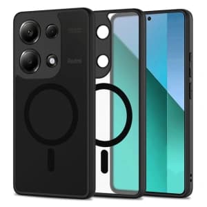 Case Tech-Protect MagMat MagSafe Xiaomi Redmi Note 13 4G Matt Schwarz