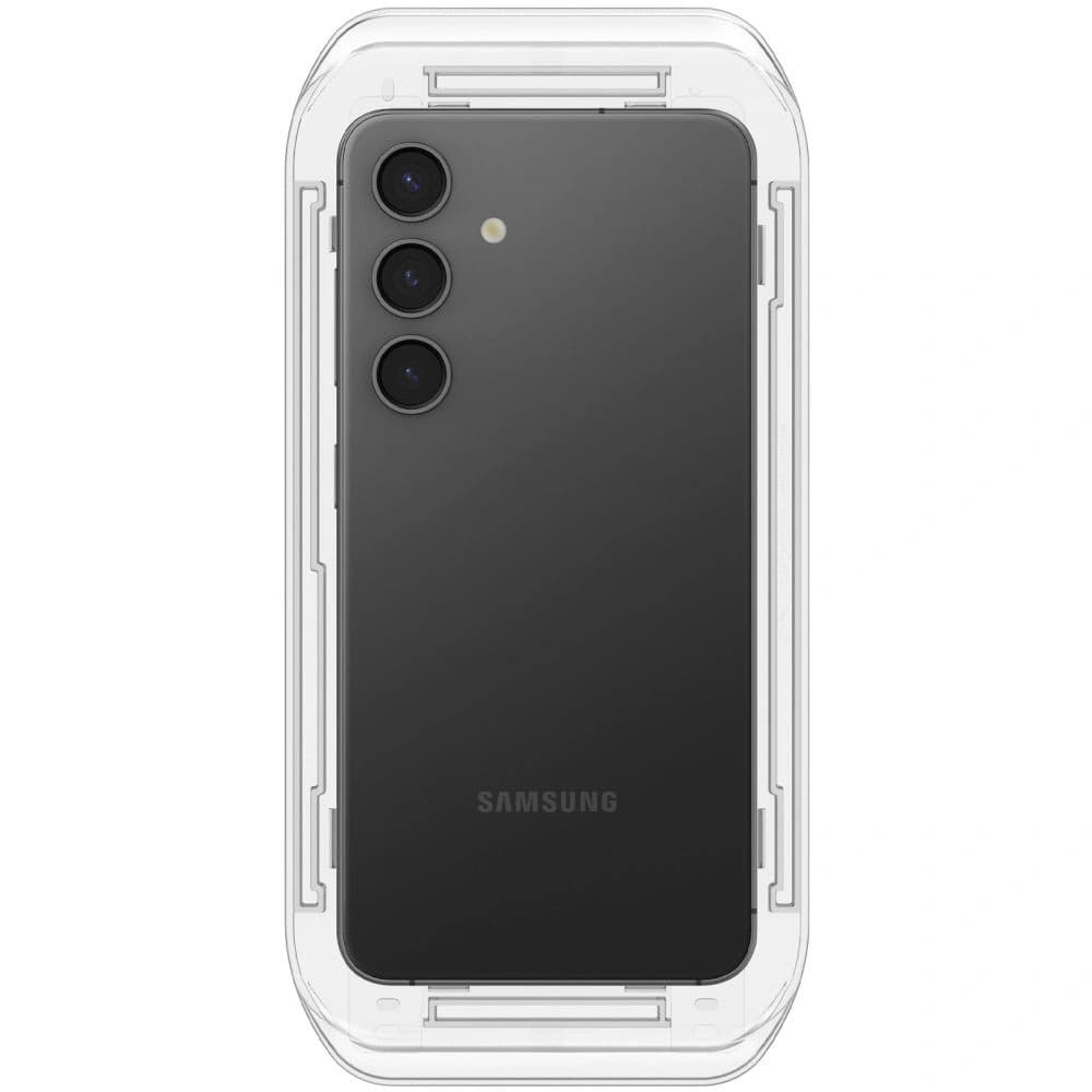 Gehärtetes Glas Spigen GLAS.tR ez Fit Samsung Galaxy S24 Privacy [2 PACK] - 4