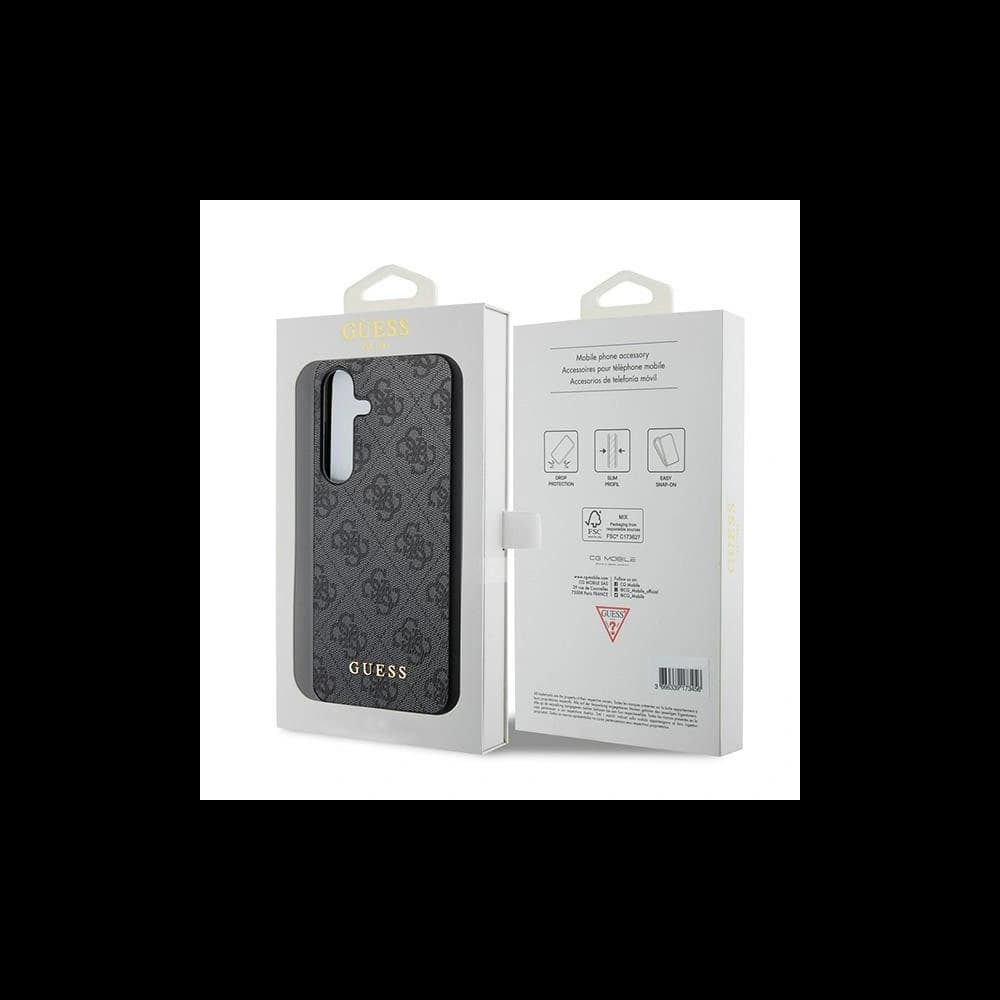 Etui Guess GUHCS24SG4GFGR Samsung Galaxy S24 hardcase 4G Metal Gold Logo negru/black - 8