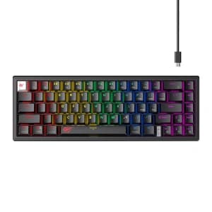 Klawiatura gamingowa HAVIT KB874L RGB czarna