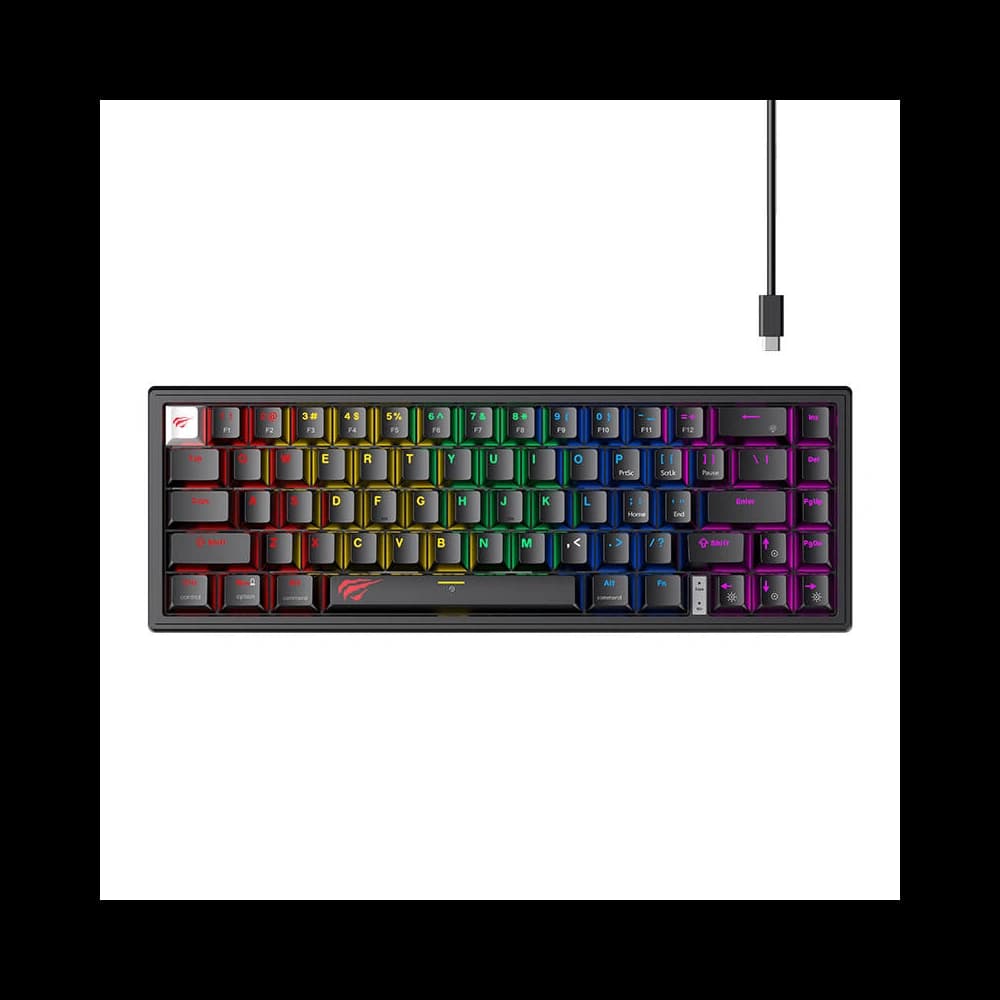 HAVIT KB874L RGB gaming keyboard black - 1