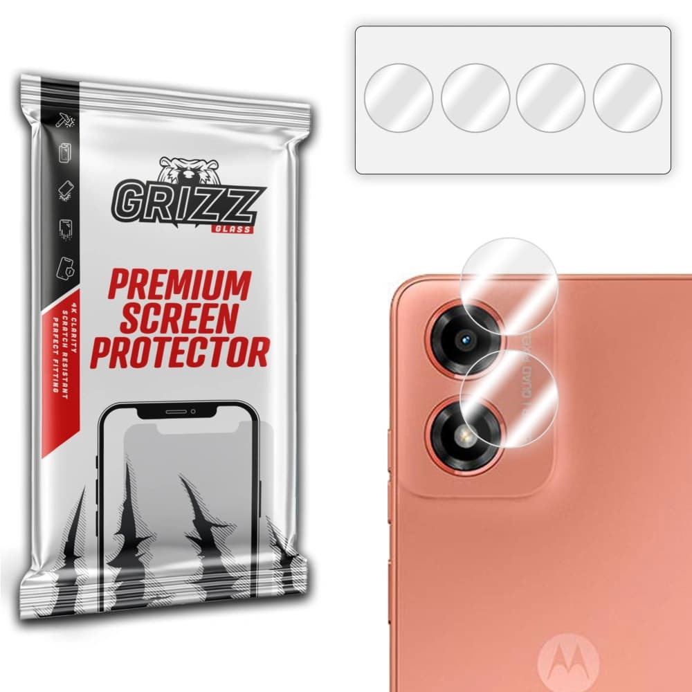 Sklo na aparát GrizzGlass HybridGlass Camera pro Motorola Moto G04s - 1