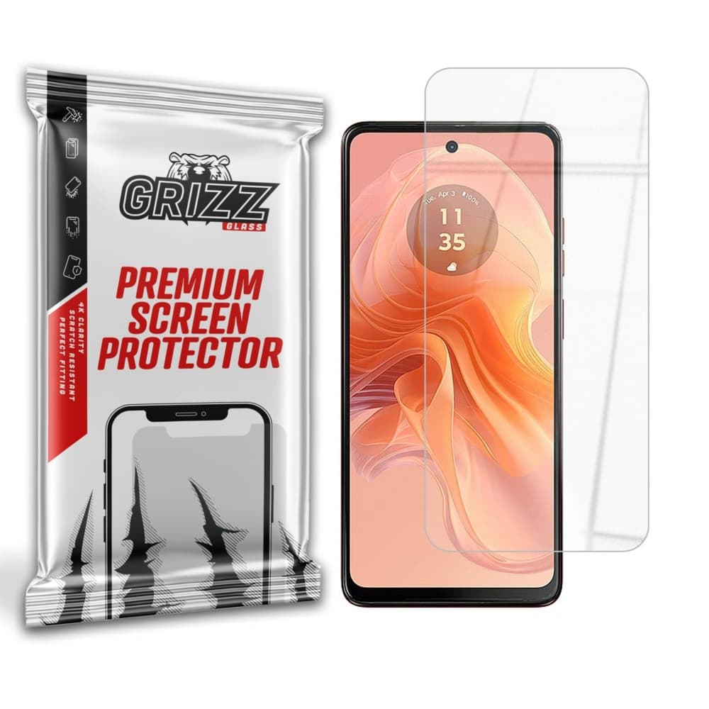 Hybidní sklo GrizzGlass HybridGlass pro Motorola Moto G04s - 1