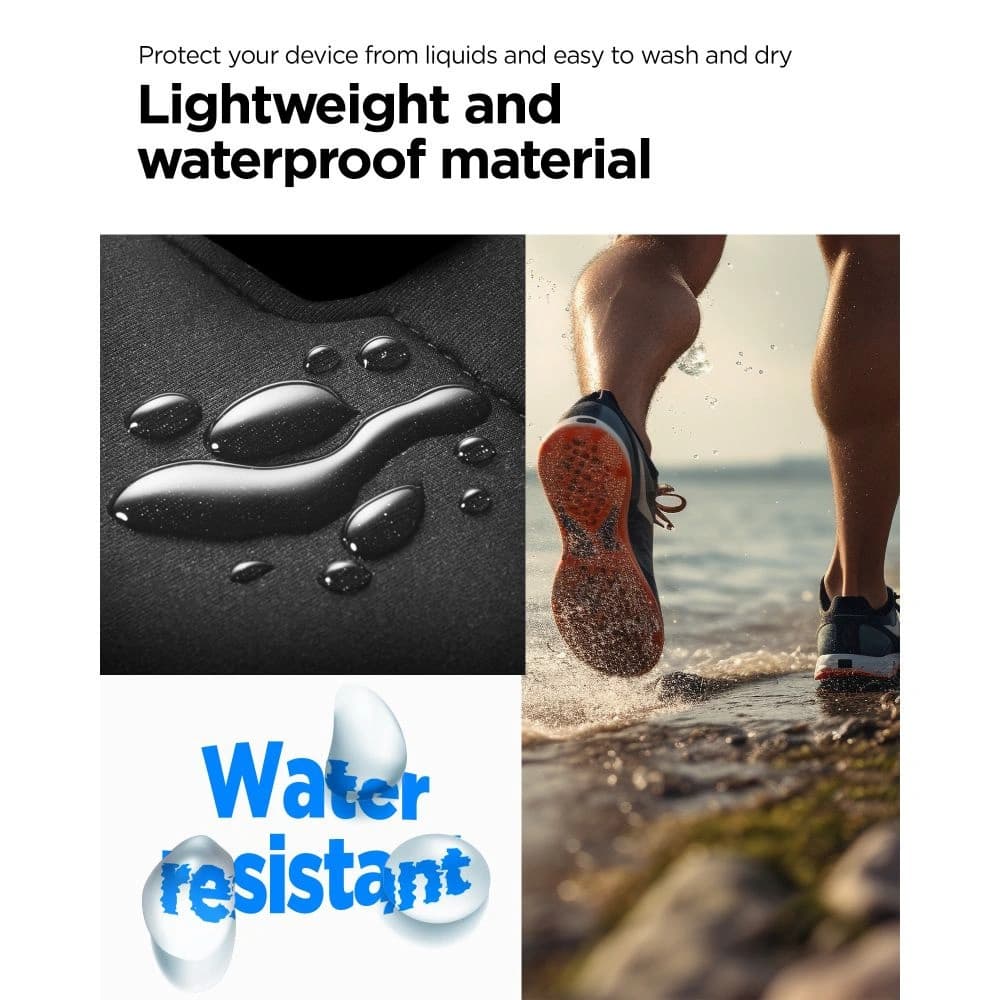 Etui opaska na ramię Spigen A703 Dynamic Shield Armband 6.9" Černá - 8