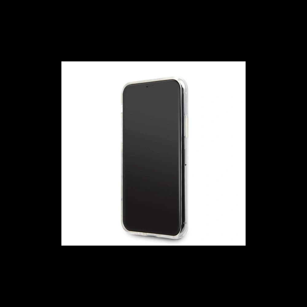 Etui Guess GUHCN61SGTLPI Apple iPhone 11 różowy/pink hard case Glitter Triangle - 6