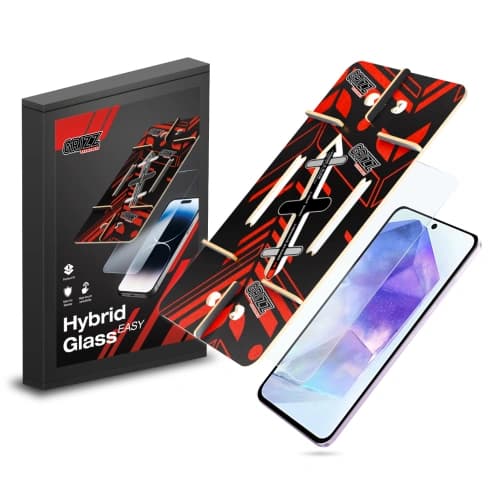 Hybriertes Glas GrizzGlass HybridGlass Easy für Samsung Galaxy A55