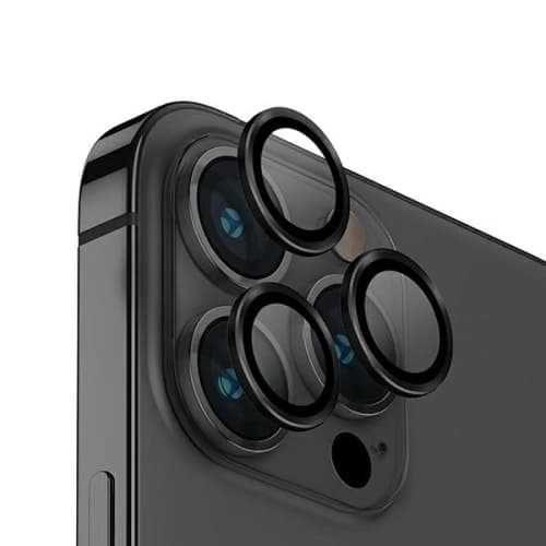 UNIQ Optix Aluminium Camera Lens Protector Apple iPhone 14 Pro / 14 Pro Max midnight black