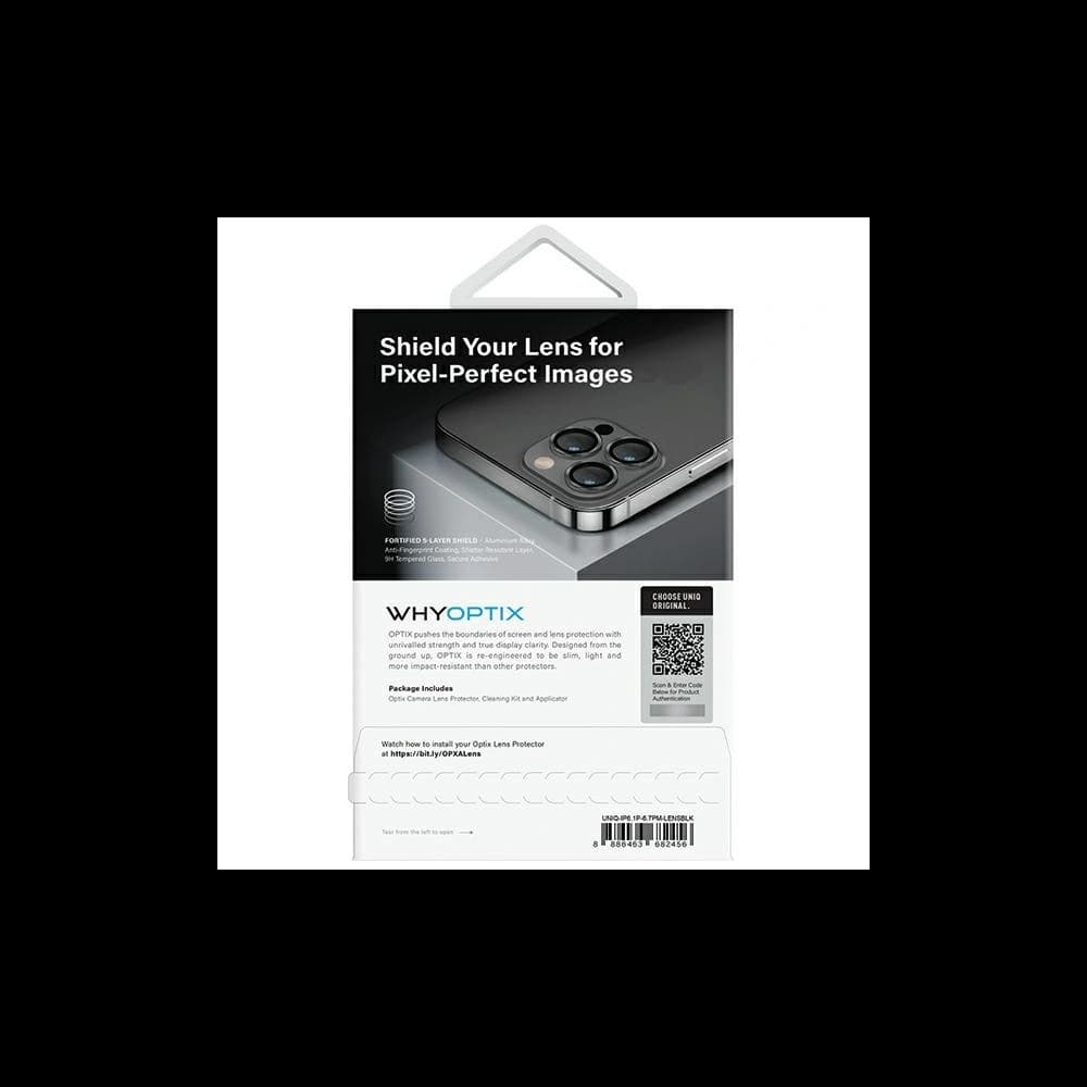 UNIQ Optix Aluminium Camera Lens Protector Apple iPhone 14 Pro / 14 Pro Max midnight black - 4