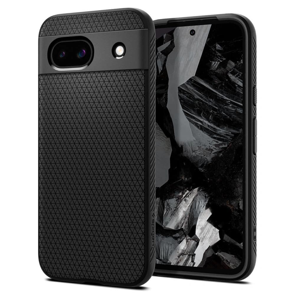 Tok Spigen Liquid Air Google Pixel 8a Matt Fekete - 1