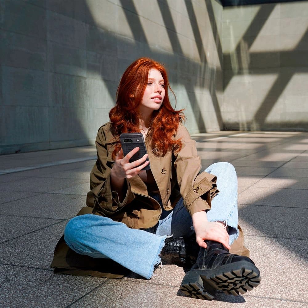 Tok Spigen Liquid Air Google Pixel 8a Matt Fekete - 18