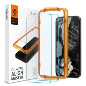 Edzett üveg Spigen GLAS.tR AlignMaster Google Pixel 8a Clear [2 PACK]