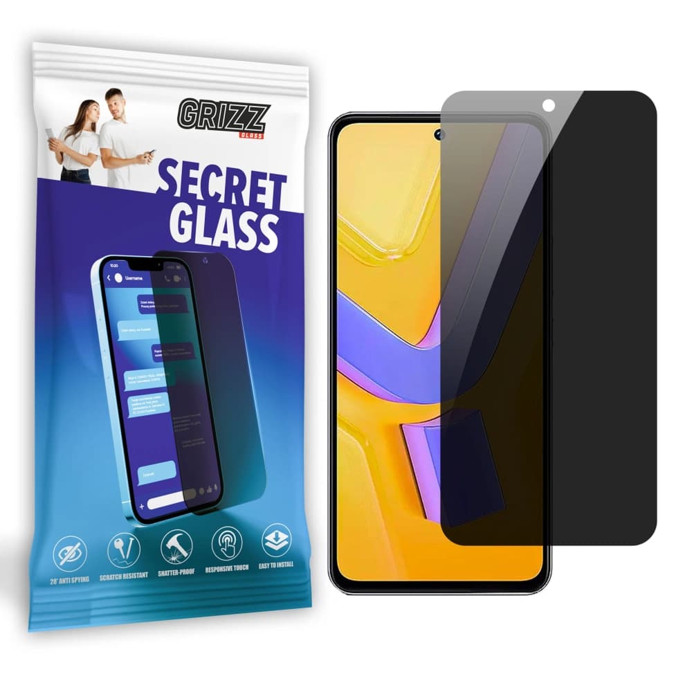 Matowe szkło prywatyzujące GrizzGlass SecretGlass do Vivo V30 SE - 1