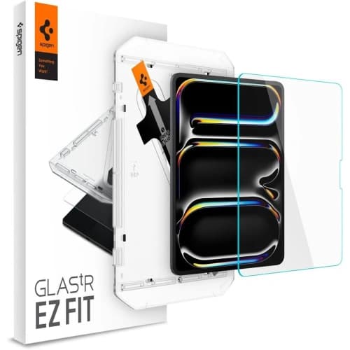 Sticlă securizată Spigen GLAS.tR ez Fit Apple iPad Pro 13" 2024 (7 gen) / 2025 (8 gen) Clear