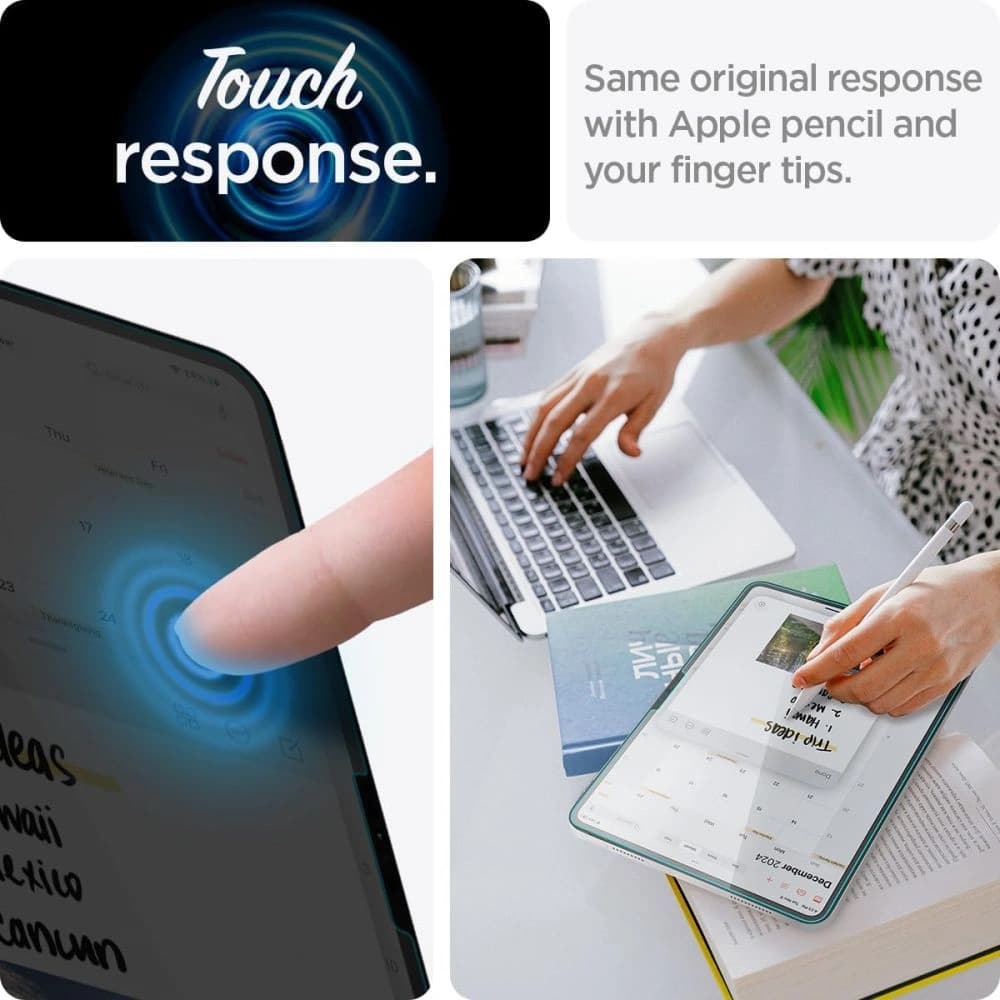 Edzett üveg Spigen GLAS.tR ez Fit Apple iPad Pro 13" 2024 (7 gen) / 2025 (8 gen) Átlátszó - 5