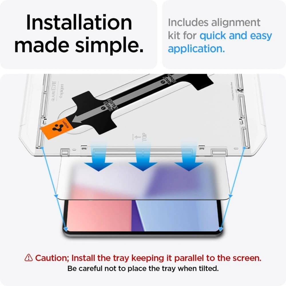 Spigen GLAS.tR ez Fit Apple iPad Pro 11" 2024 / 11" 2025 Clear - 4