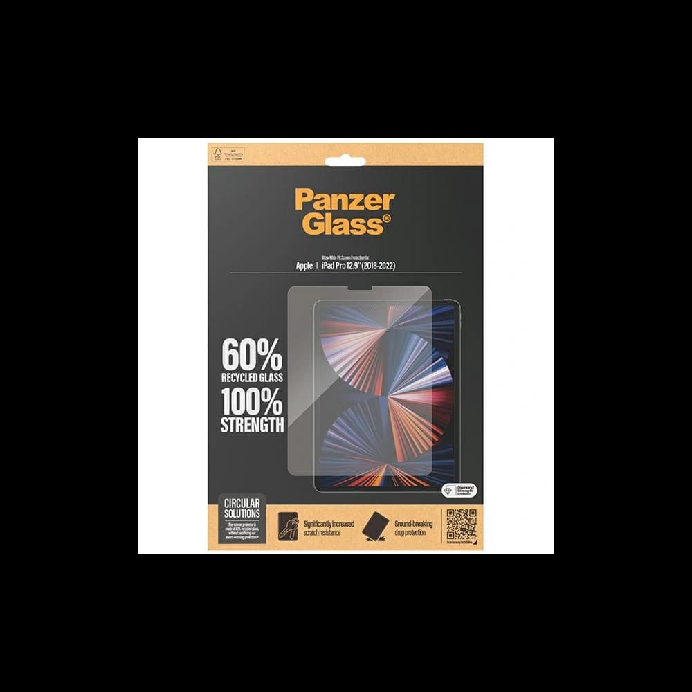 Gehärtetes Glas PanzerGlass Ultra-Wide Fit Apple iPad Pro 12.9 2020/2021/2022 (4., 5. und 6. Generation) Bildschirmschutz - 4