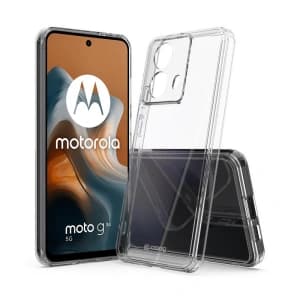 Case Crong Crystal Shield Cover Motorola Moto G34 transparent