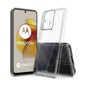 Etui Crong Crystal Shield Kryt Motorola Moto G73 průhledný