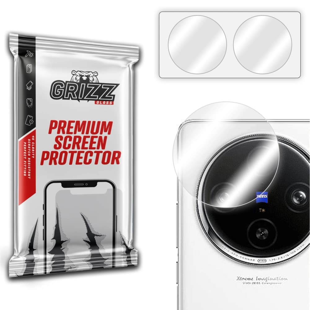 Glas für die Kamera GrizzGlass HybridGlass für Vivo X100s Pro - 1