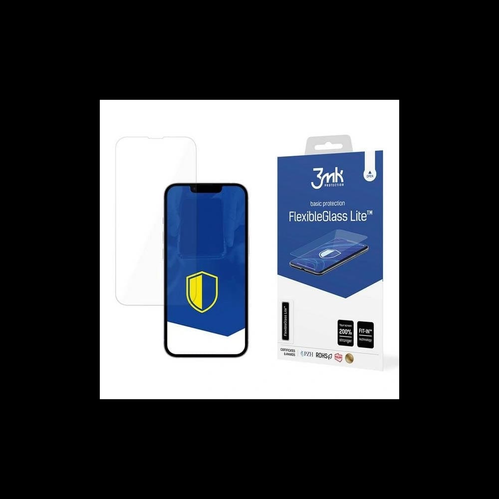 Hibrid üveg 3MK FlexibleGlass Lite Apple iPhone 17e / 16e / 14 / 13 / 13 Pro	 - 1