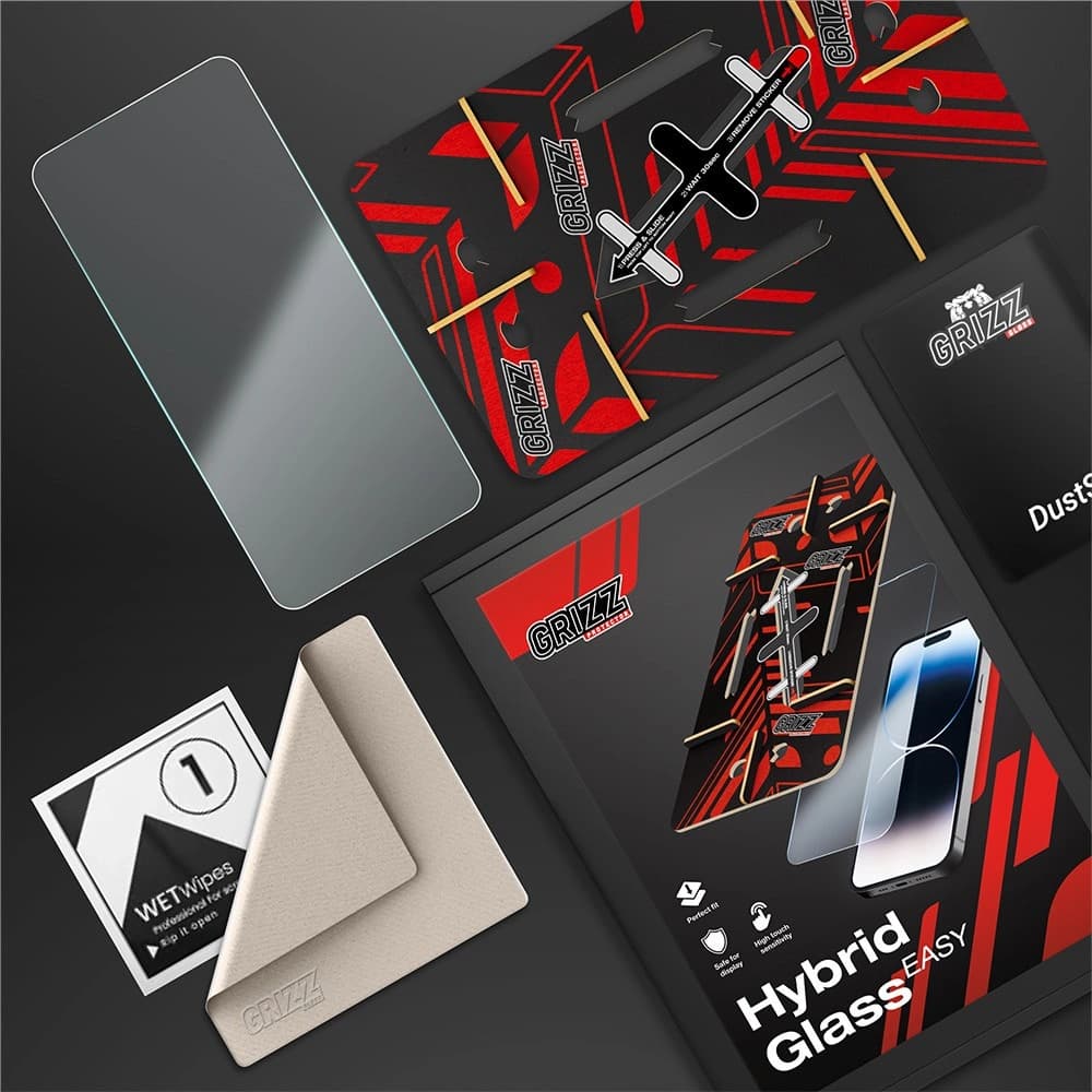 Hybidní sklo GrizzGlass HybridGlass Easy pro Xiaomi POCO M6 Pro 4G - 10