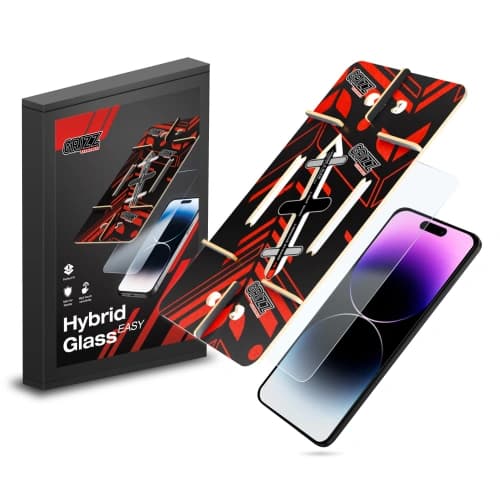 Hibrid üveg GrizzGlass HybridGlass Easy az Apple iPhone 14 Pro Max-hoz
