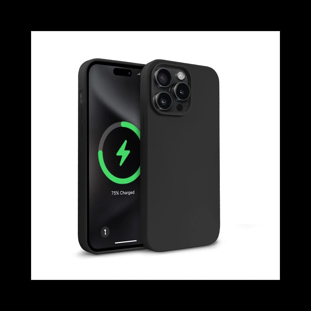 Crong Color Cover Magnetic Apple iPhone 15 Pro MagSafe black - 1