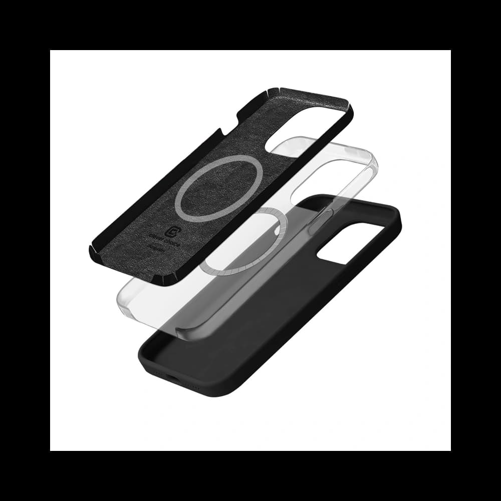 Crong Color Cover Magnetic Apple iPhone 15 Pro MagSafe black - 3