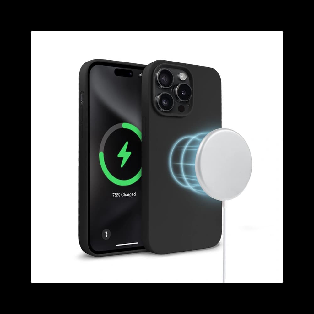 Crong Color Cover Magnetic Apple iPhone 15 Pro MagSafe black - 5