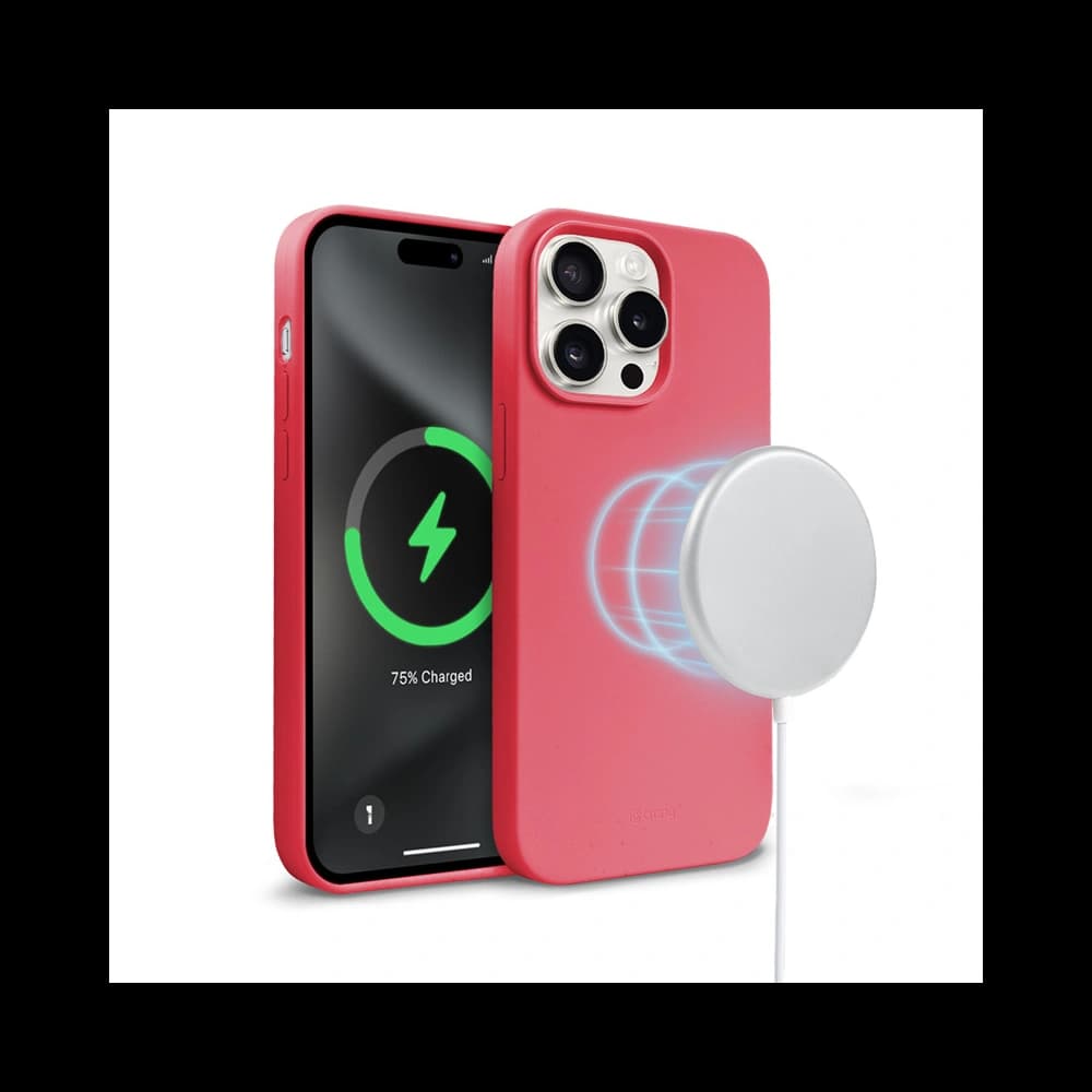 Case Crong Color Cover Magnetic Apple iPhone 15 Pro MagSafe rosa - 5